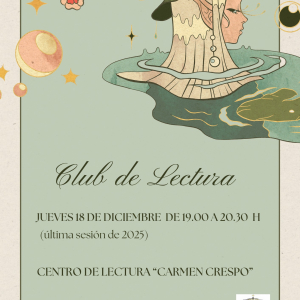 Club de lectura, jueves 18 de diciembre